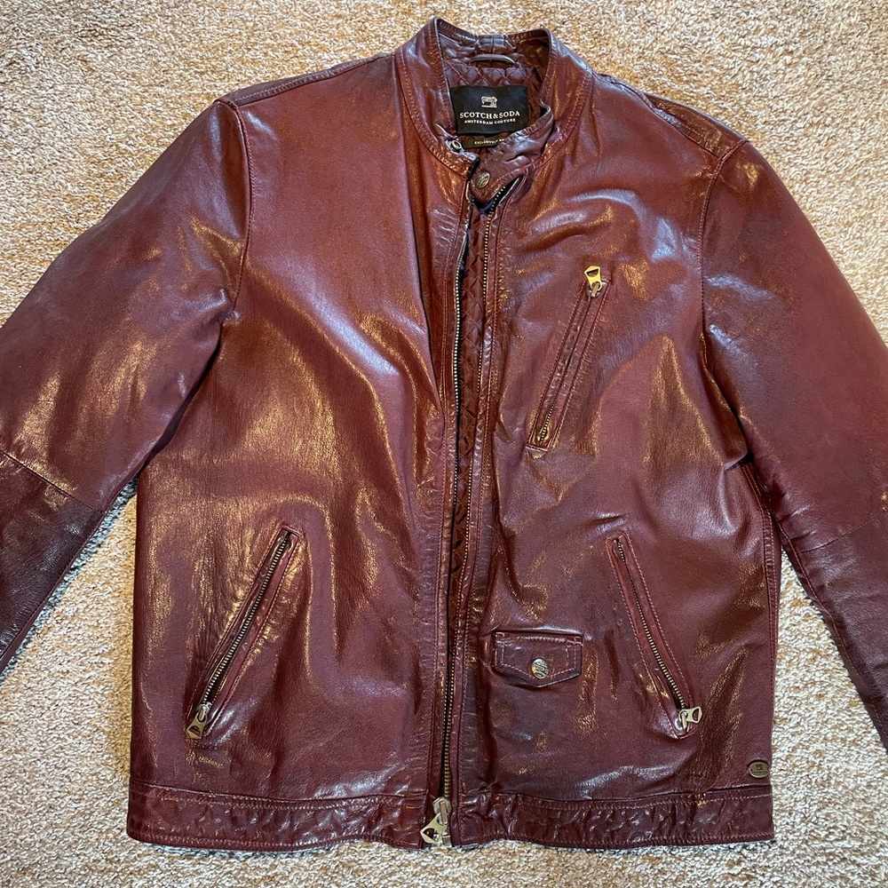 Scotch and Soda leather jacket